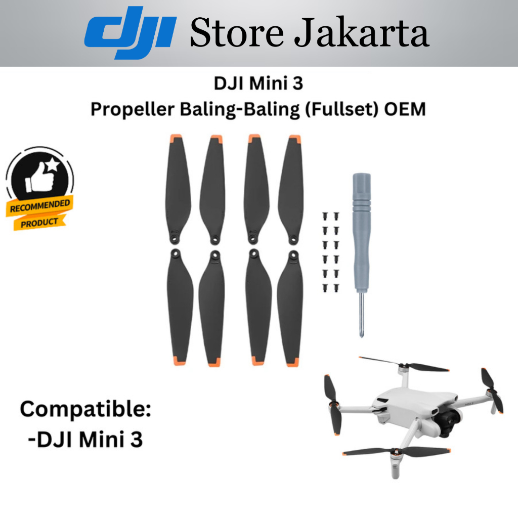 Jual Propeller Baling-Baling DJI Mini 3 RC Fullset OEM | Shopee Indonesia