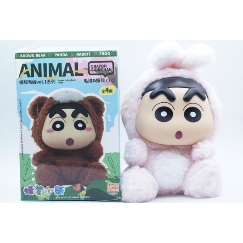 Jual Crayon Shinchan Shin Chan Sincan Rabbit Animal Ver 1 Vinyl Face ...