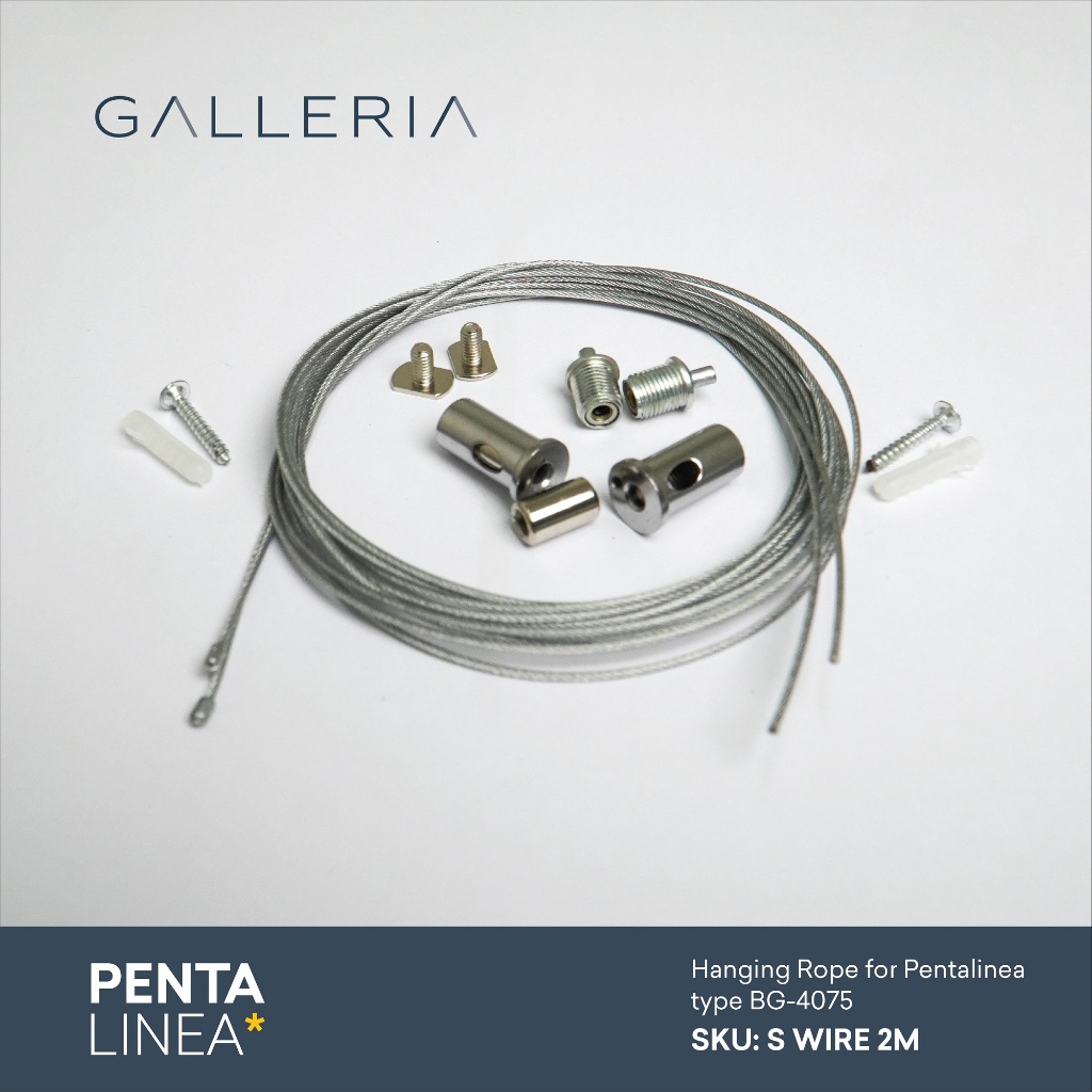 Jual Pentalinea S WIRE Hanging Rope 2M for Pentalinea type BG-4075 ...