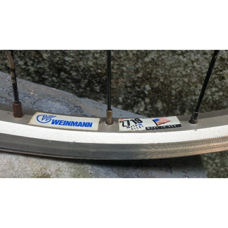 thumbnail image 2 of Weinmann DP18 700c Rear Coaster Wheel Black 36h Shimano E110 Urban Road 2 of 14