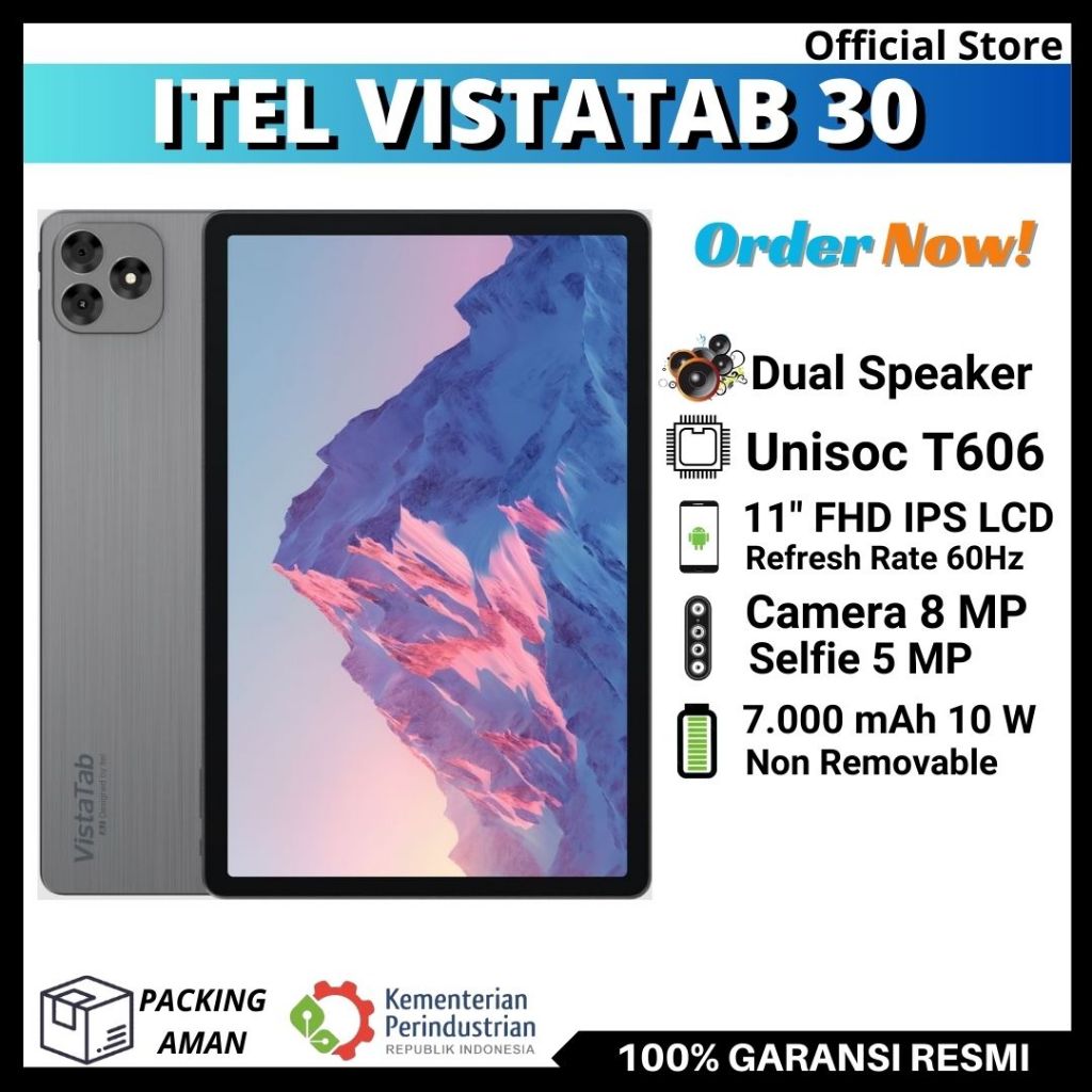 Jual Itel Vistatab Gb Fhd Garansi Resmi Tablet Belajar Mah Shopee Indonesia