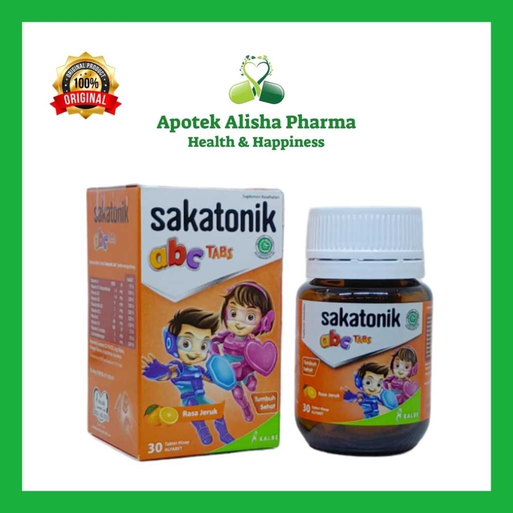 Jual Sakatonik ABC Tabs Curcuma Madu Botol isi 30 Tablet Hisap Vitamin ...