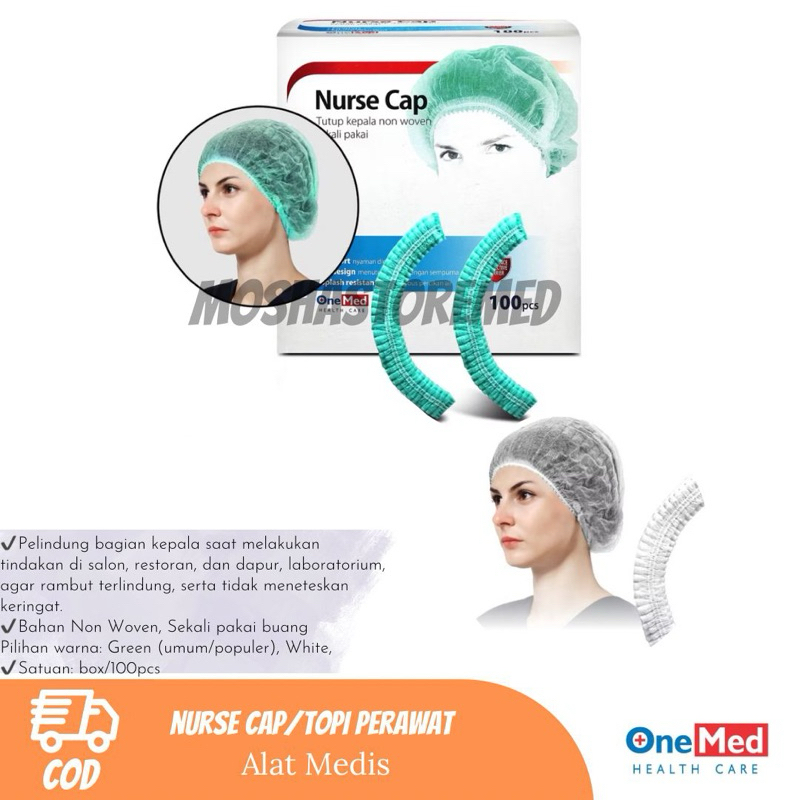 Jual ONEMED-Nurse Cap Topi Perawat | Shopee Indonesia