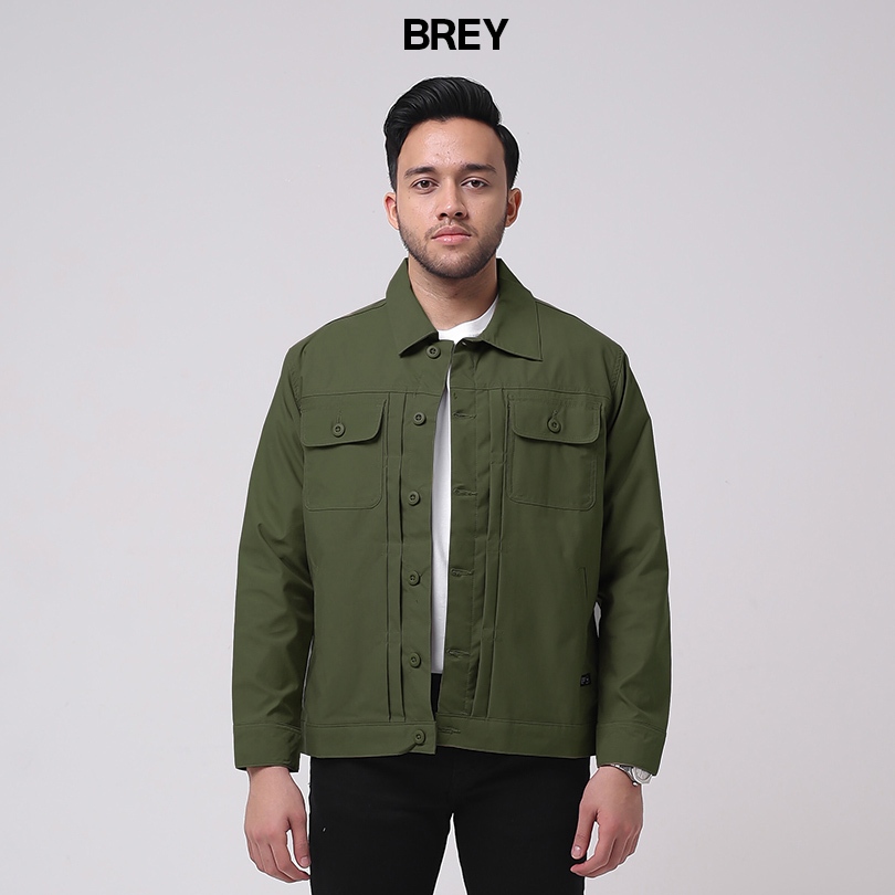 Jual BREY Jaket Pria Trucker Rex Jacket Original Premium | Shopee Indonesia