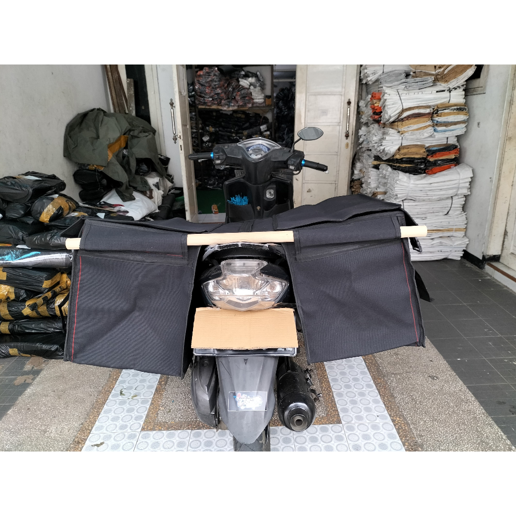 Jual Tas Obrok Motor Rengkek Terpal Kanvas Kuat Besar Tas Kurir Tas Pos