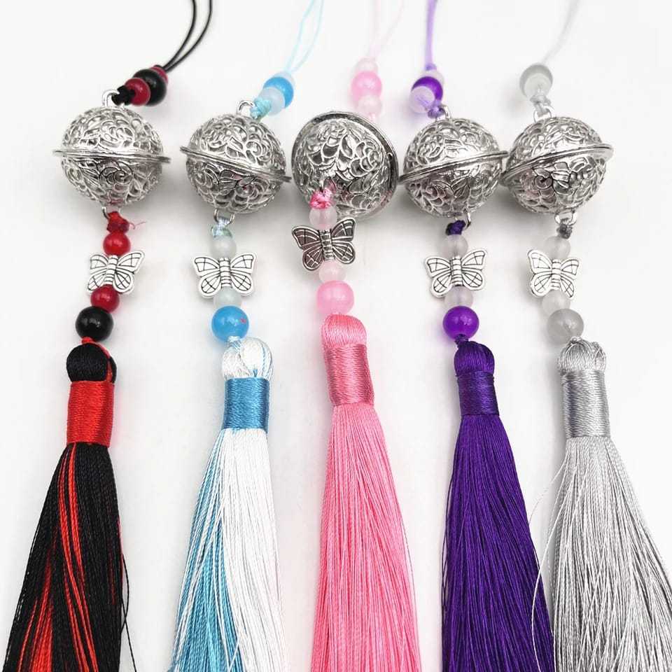 Jual Tasel Rumbai Lonceng Nikel BESAR Kupu Tassel Bahan Craft Hampers ...