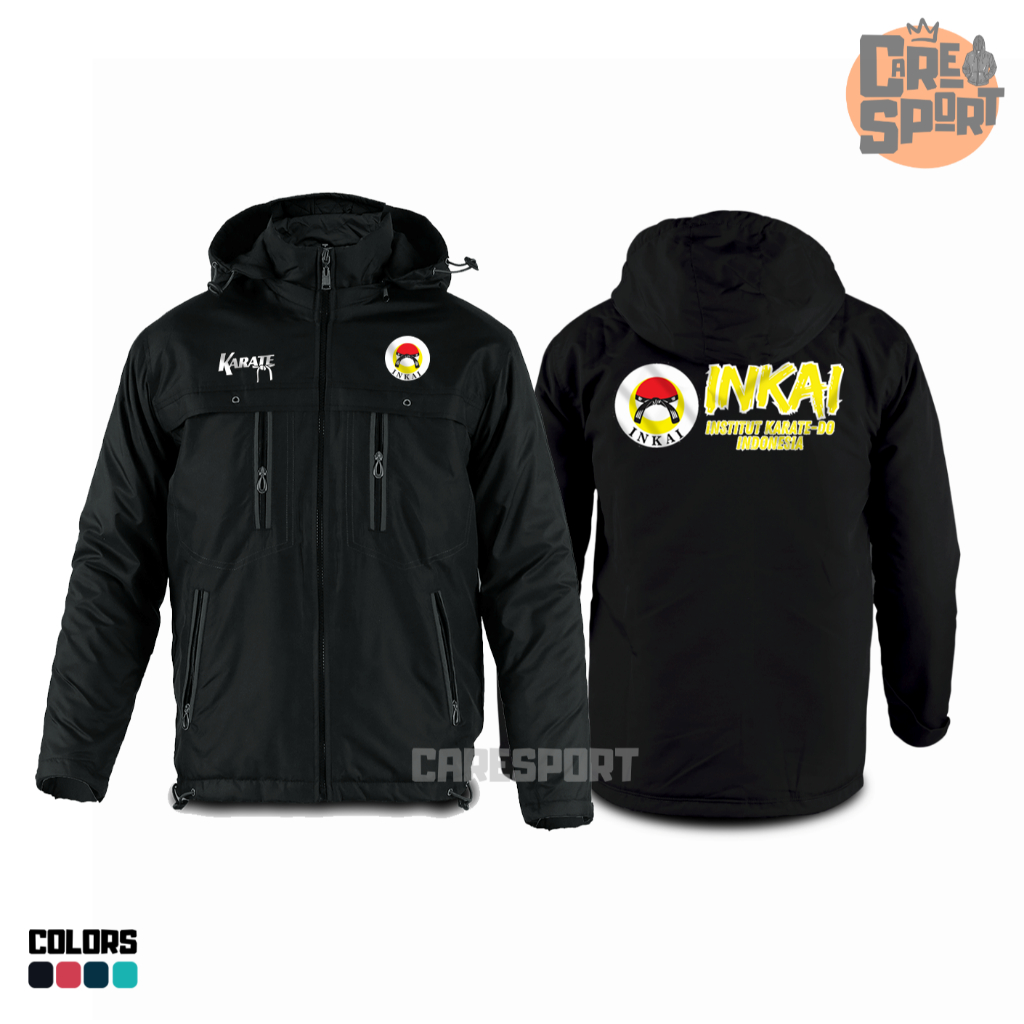 Jual jaket Inkai Institut Karate-Do Indonesia Custom Bahan parasut ...
