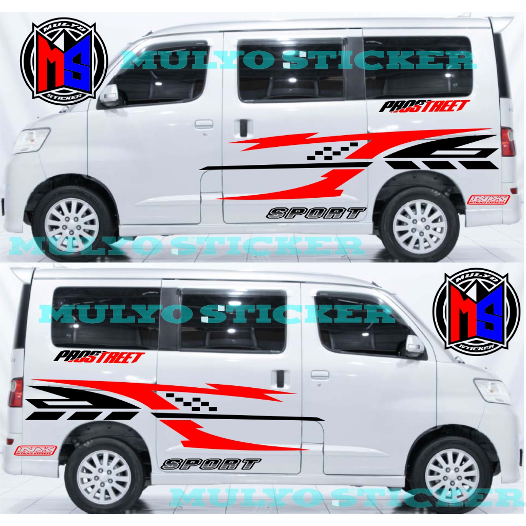 Jual sticker apv gran max stiker mobil luxio grandmax apv list body ...
