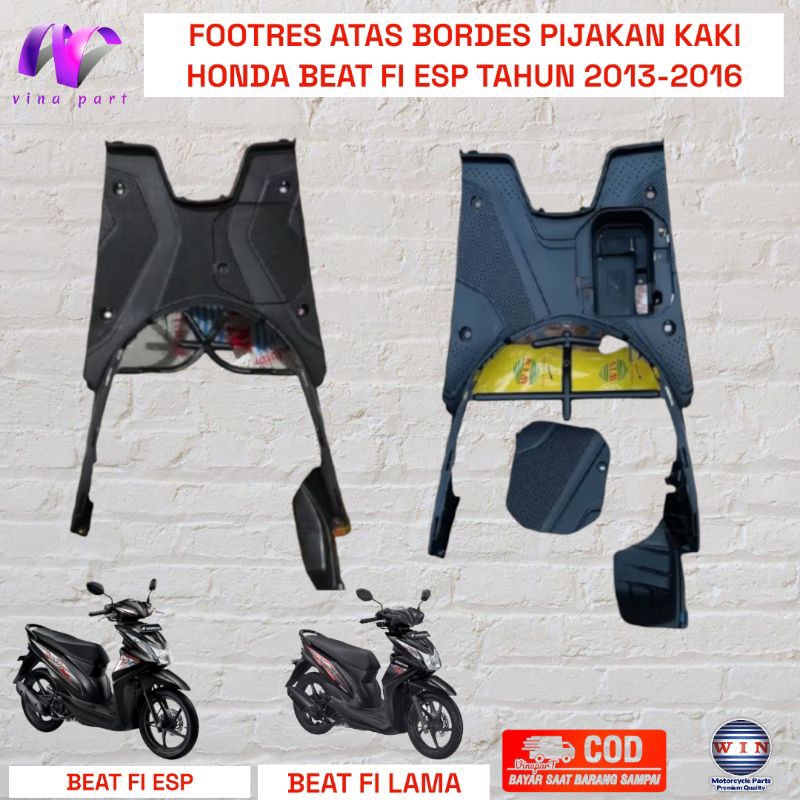 Jual Step Floor Bordes Pijakan Kaki Beat Fi Lama K Stater Kasar Set Tutup Aki Merk Win