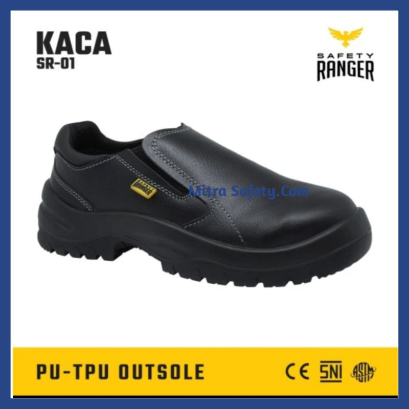 Jual Sepatu Safety Ranger Kaca SR-01 Original/ Safety Shoes Ranger Kaca ...