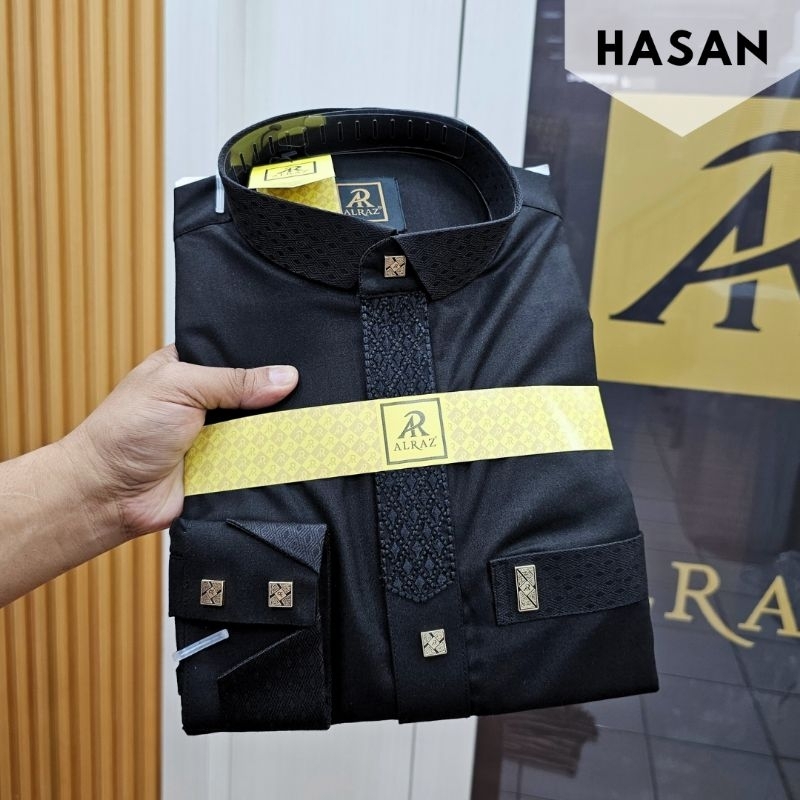 Jual Jubah Al Raz Series Hitam HASAN Jubah Alraz | Shopee Indonesia