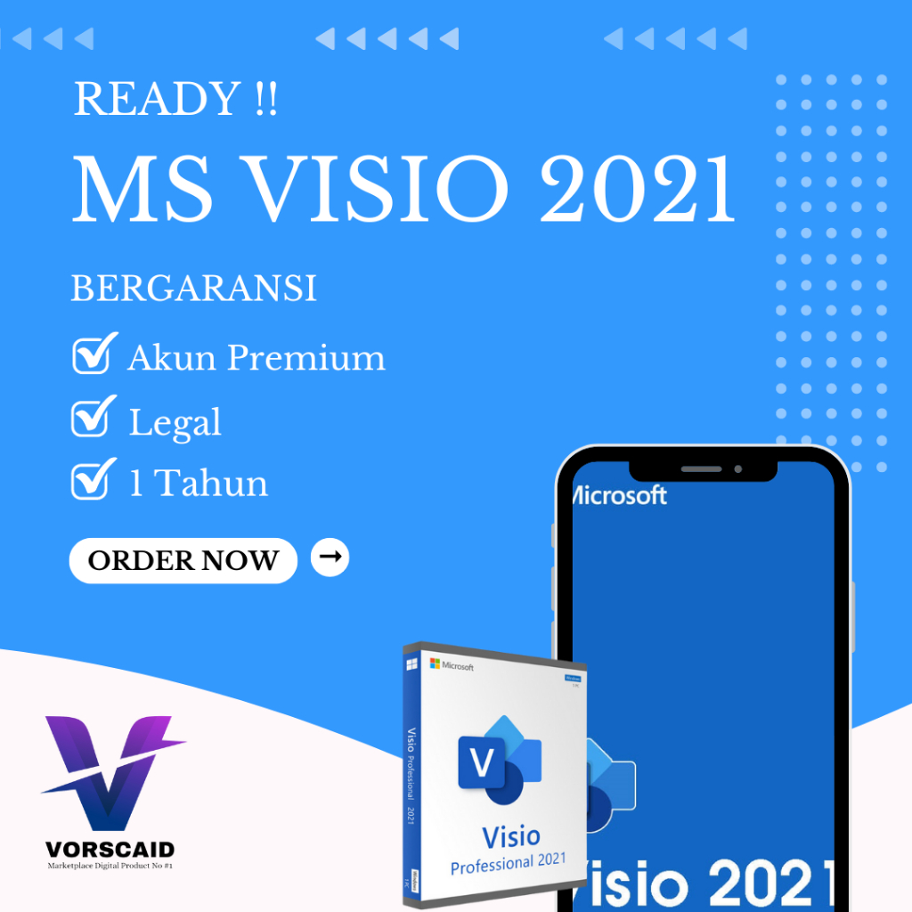 Jual Ms Visio Pro 2021 Premium Full Garansi (Proses Tercepat Buka 24 ...