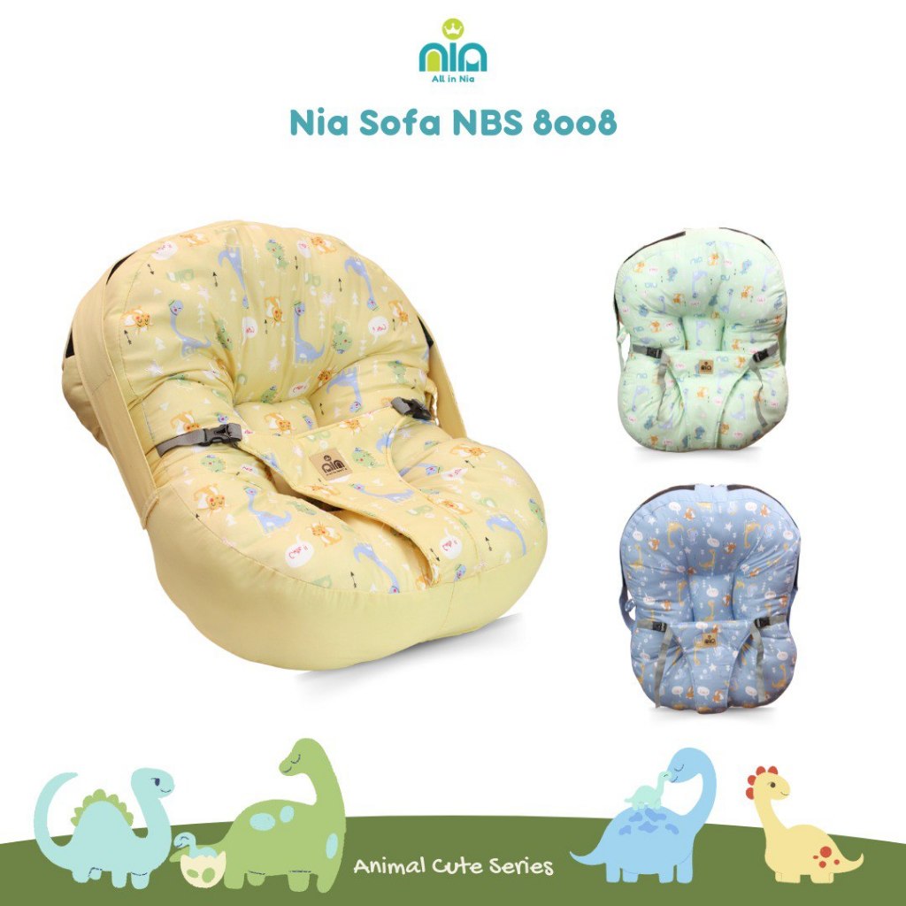 Jual Nia Baby Sofa In Earth Dino Series Sofa Bayi Multifungsi In Nbs Shopee Indonesia