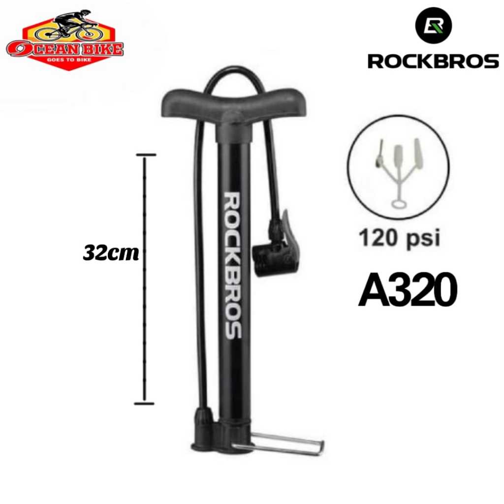 Jual Rockbros Pompa Sepeda Pump A Pompa Bola Sepeda Sepeda Motor