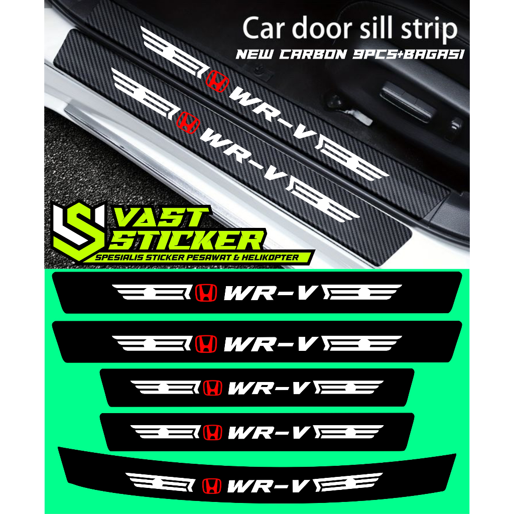 Jual murah 9pcs cutting sticker karbon mobil HONDA WR-V terbaru new ...