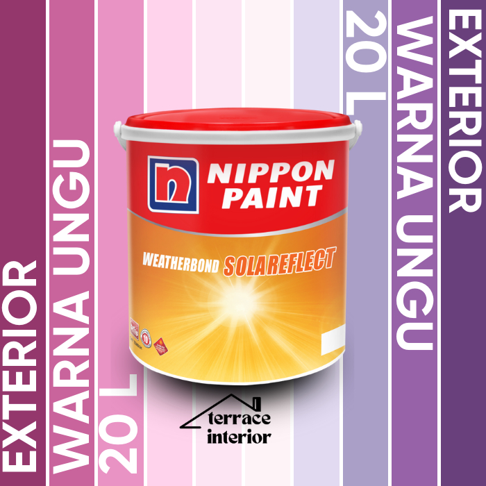 Jual Cat Tembok Exterior Solareflect Nippon Paint Warna Ungu 20 L ...