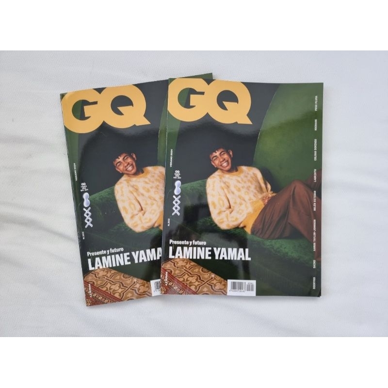 Jual GQ Lamine Yamal Magazine Spain Spanyol FC Barcelona Barca Jersey ...