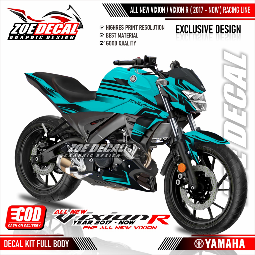 Jual Terbaru Decal StIker Full Body All New Vixion / Vixion R Motif ...