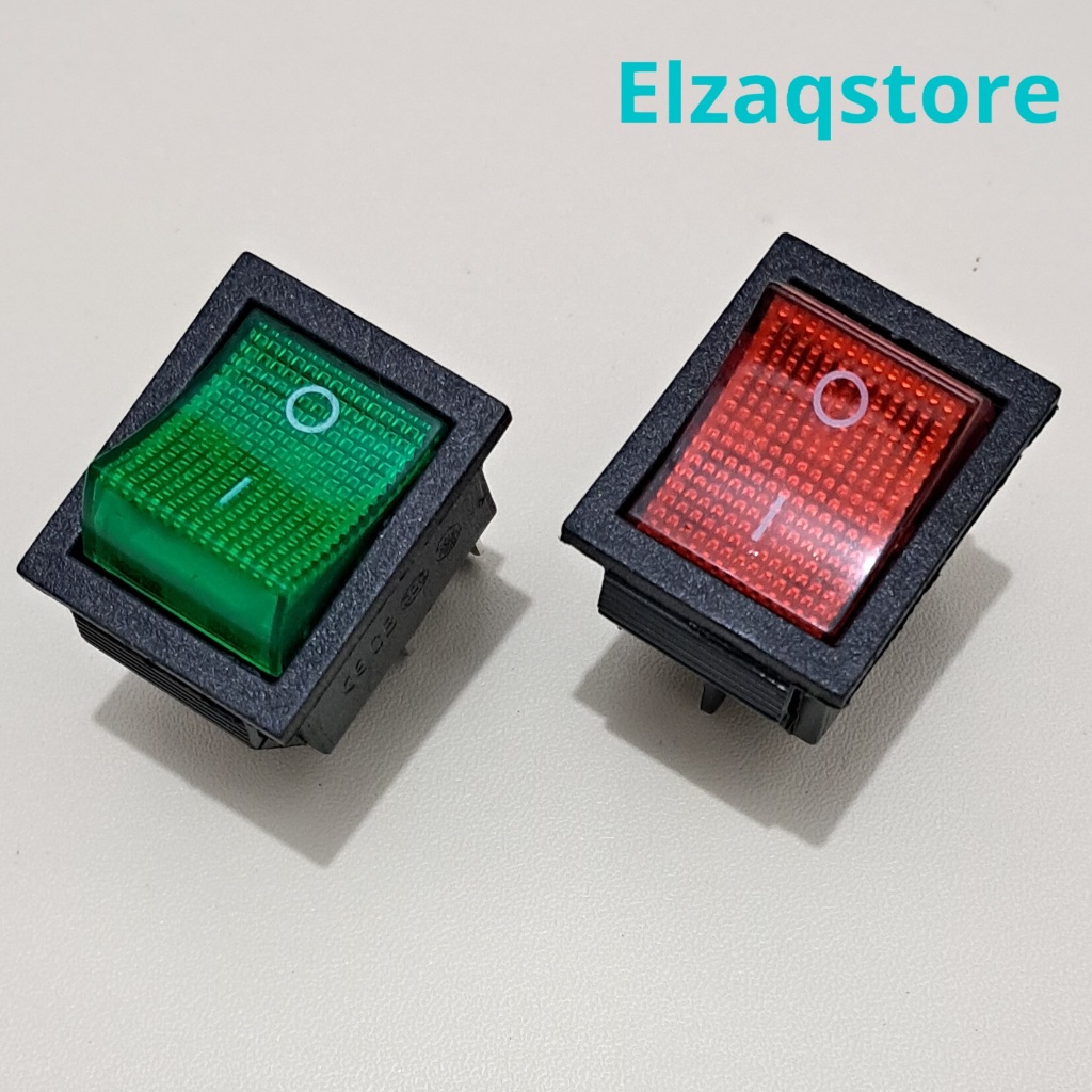 Jual Saklar On Off Besar KCD4 25x31mm 4 Kaki Switch Rocker Lampu ...