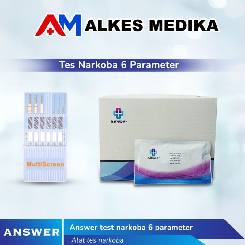 Jual Answer test narkoba 6 parameter 25pcs/box | Shopee Indonesia