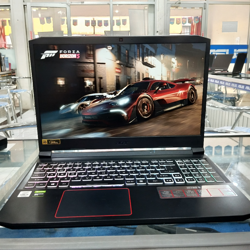 Laptop Gaming Acer Nitro AN515-55 i5 gen 10 RAM 8GB SSD 512GB GTX1650Ti  4GB Segel Like New