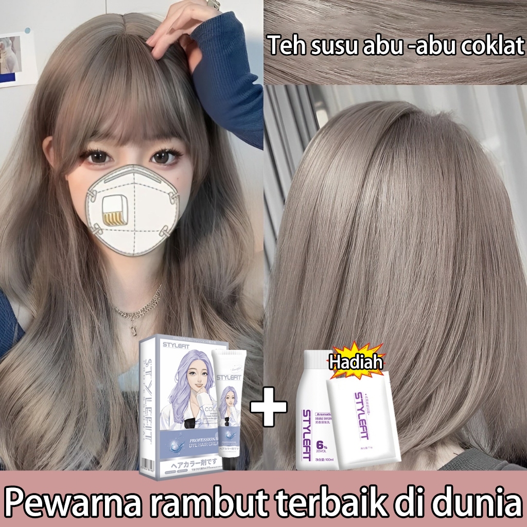 Jual 【Beli 100ml gratis 100ml】[Alat pewarnaan rambut]cat rambut Tidak ...