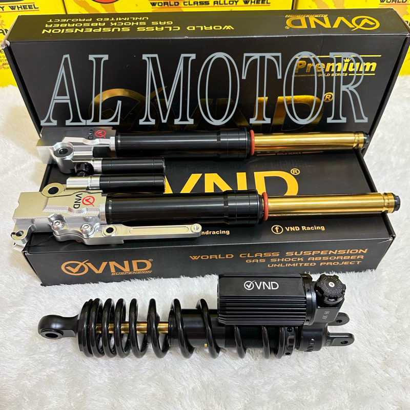 Jual PAKET VND SHOCK DEPAN BELAKANG MOTOR VARIO 125 / VARIO 150 BEAT ...