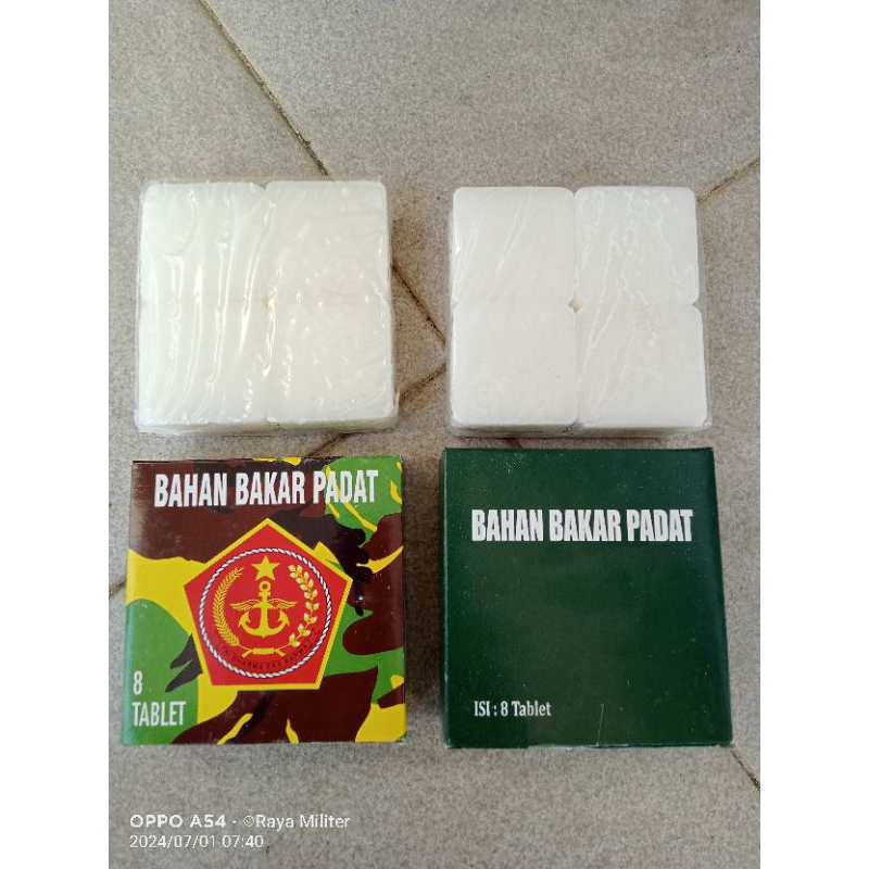 Jual bahan bakar padat/ PARAPIN jatah TNI dan kompor lapangan | Shopee ...