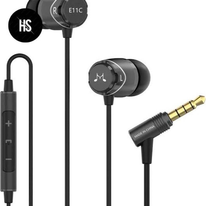 Jual SoundMAGIC E11C Wired in Ear Earphones with Mic (Black) | Shopee ...