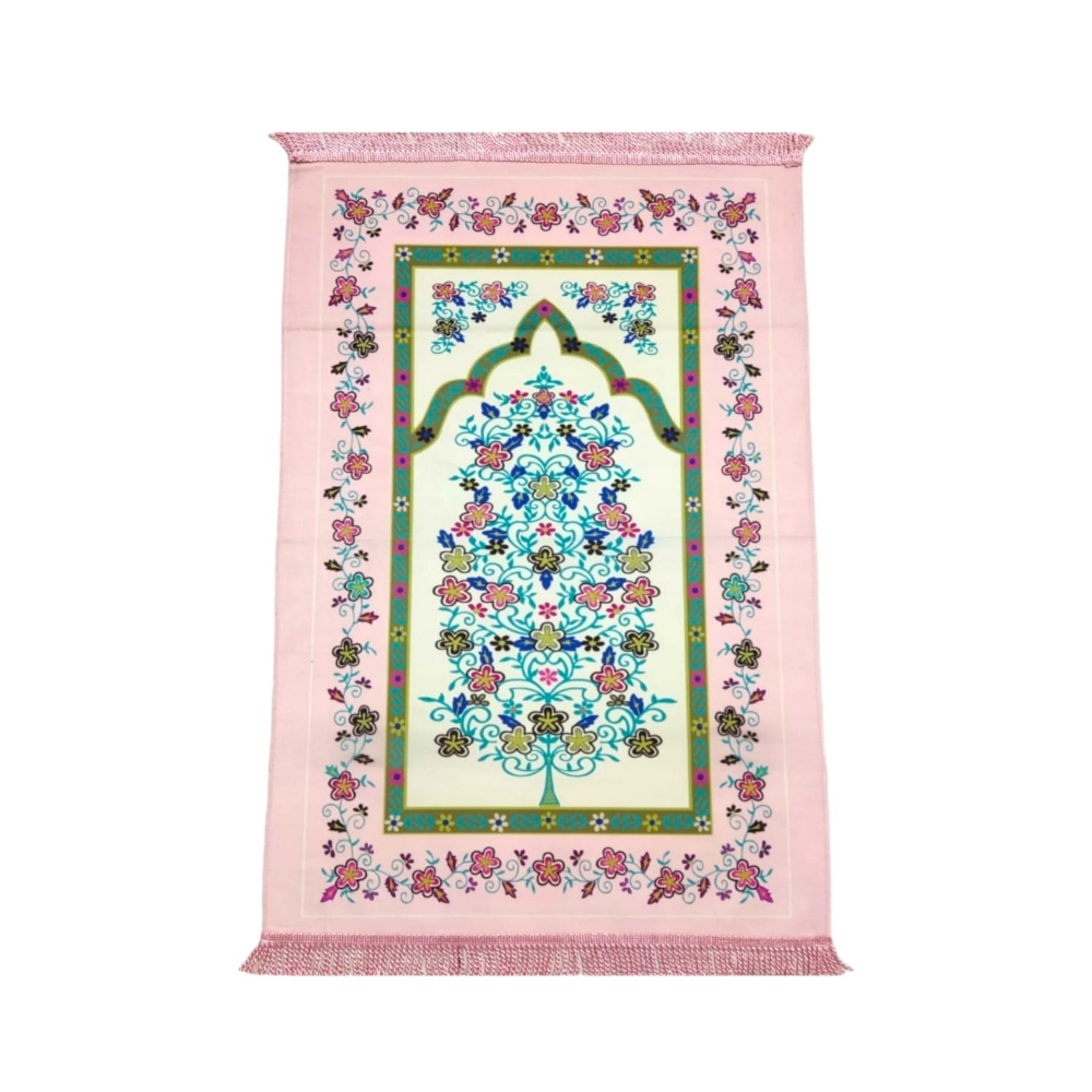 Jual Sajadah Turki Bahan Suede Premium Motif Bunga Fhasion Muslim ...