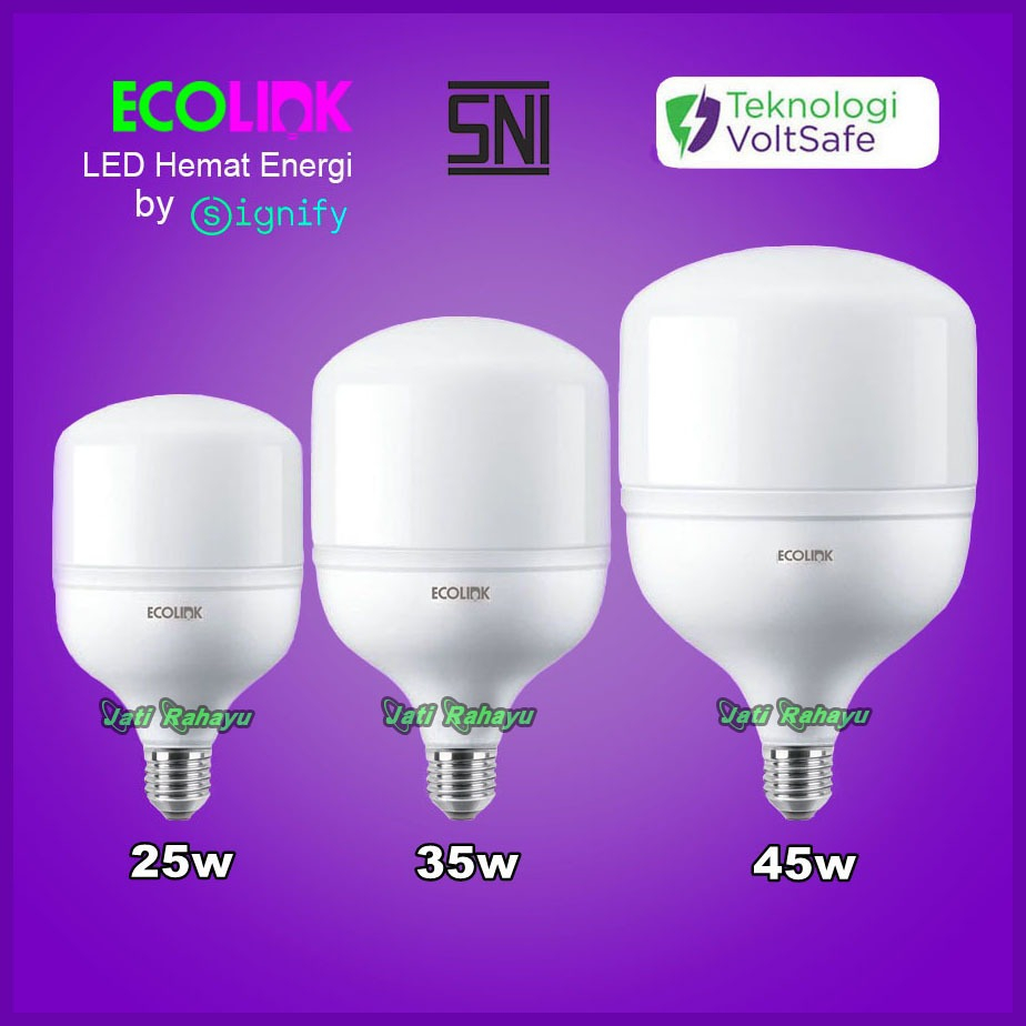 Jual ECOLINK LAMPU LED TRUE FORCE 25W 35W 45W PUTIH - BOHLAM TFORCE ...