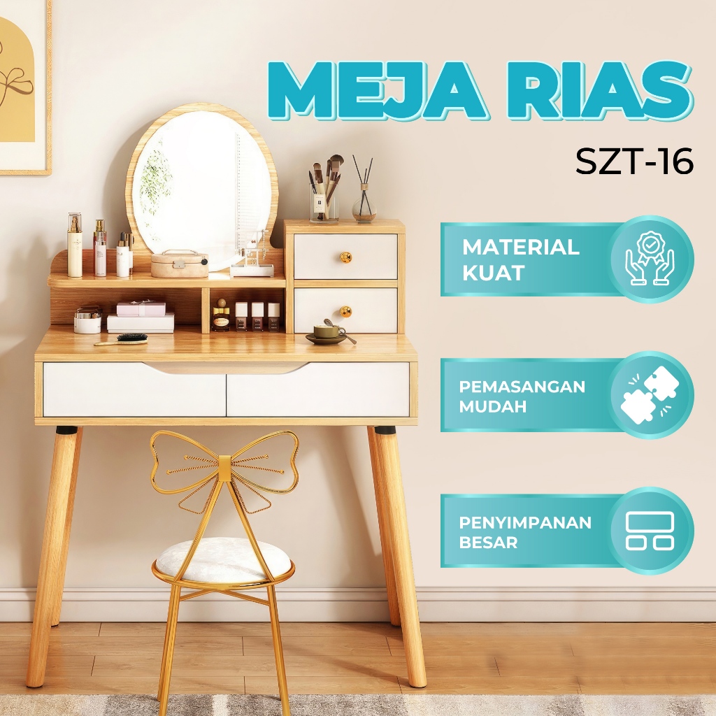 Jual Meja Rias Modern Meja Rias Dengan Cermin Minimalis Meja Rias ...
