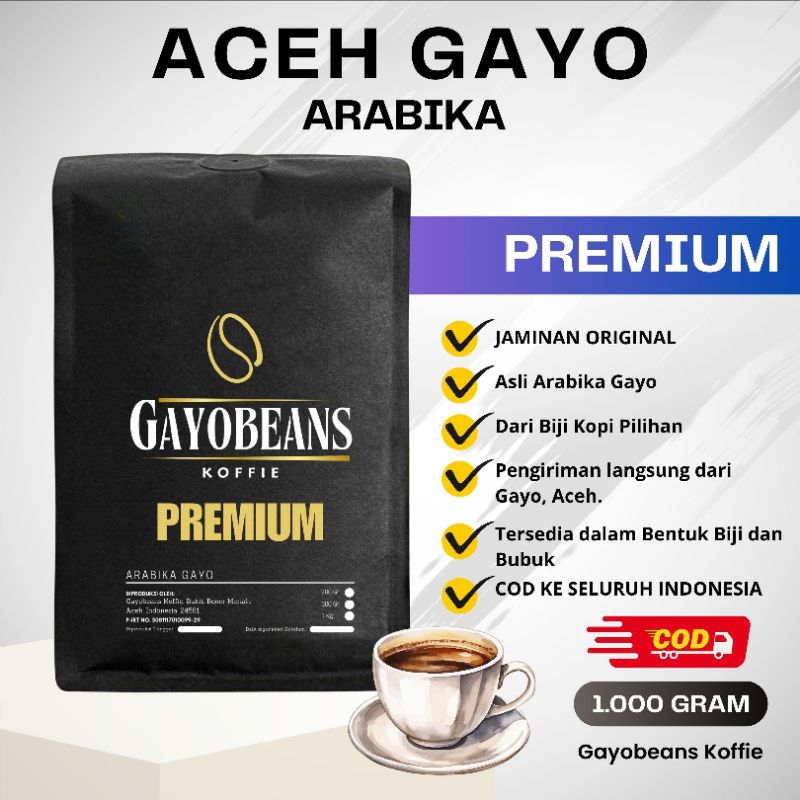 Jual KOPI ACEH GAYO PREMIUM GRADE, ARABIKA KOMERSIAL GRADE, GAYOBEANS ...