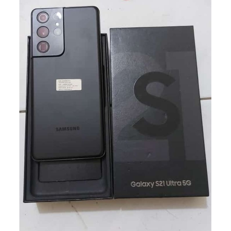 Jual Hp Samsung S21 ULTRA 5G Resmi SEIN SECOND fullset Original 12/256