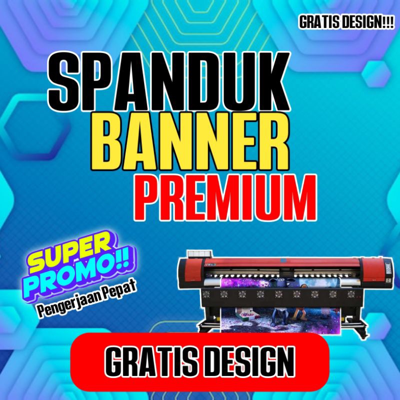 Jual cetak banner spanduk murah free desain request ukuran | Shopee ...