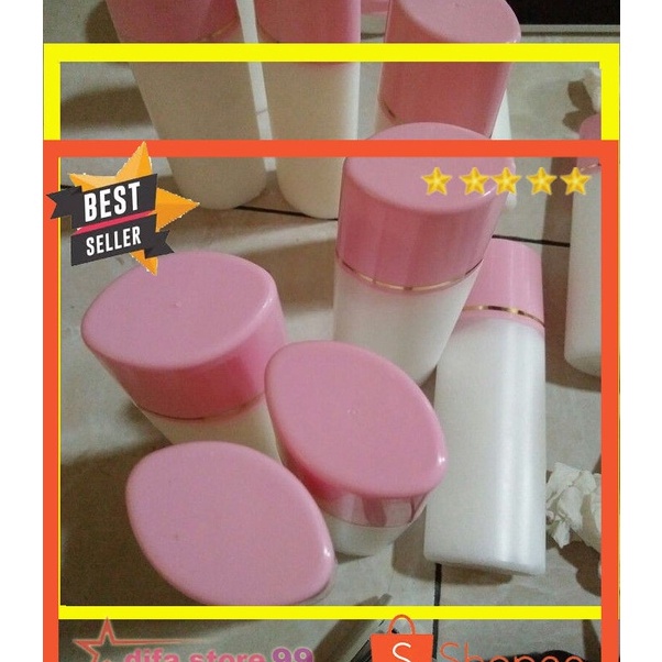 Jual KI3 Botol Putri 1gr tutup pink body natural minimal 5pcs Paket isi ...
