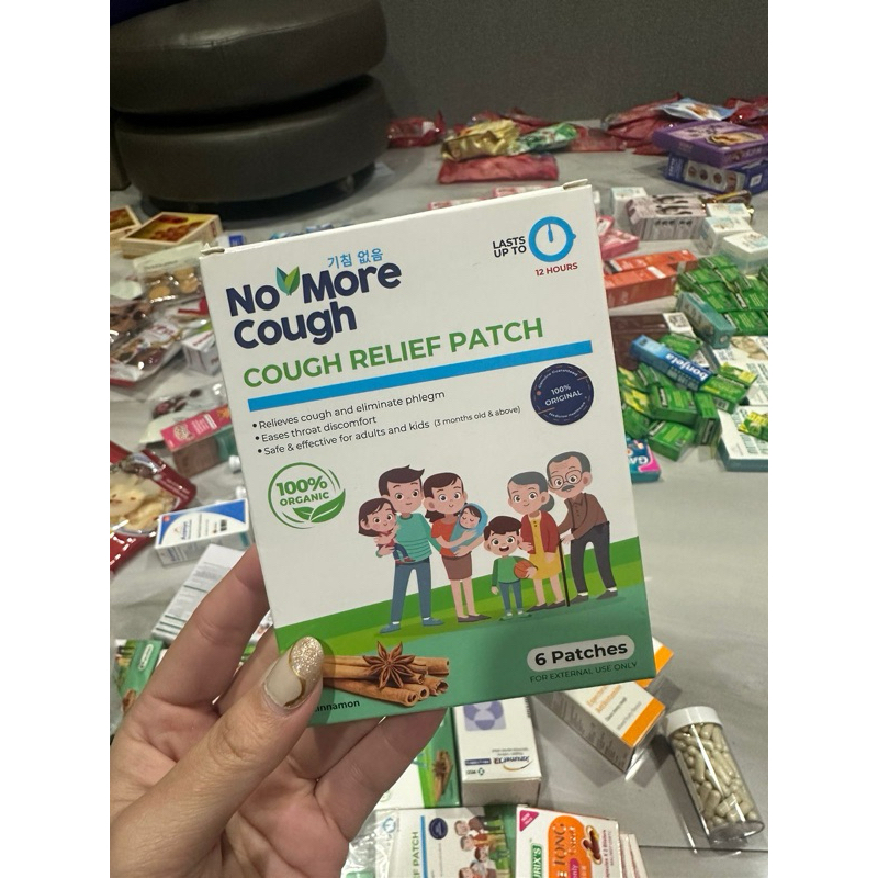 Jual No More Cough Patch | Cough Relief Patch | Sticker Anti Batuk ...