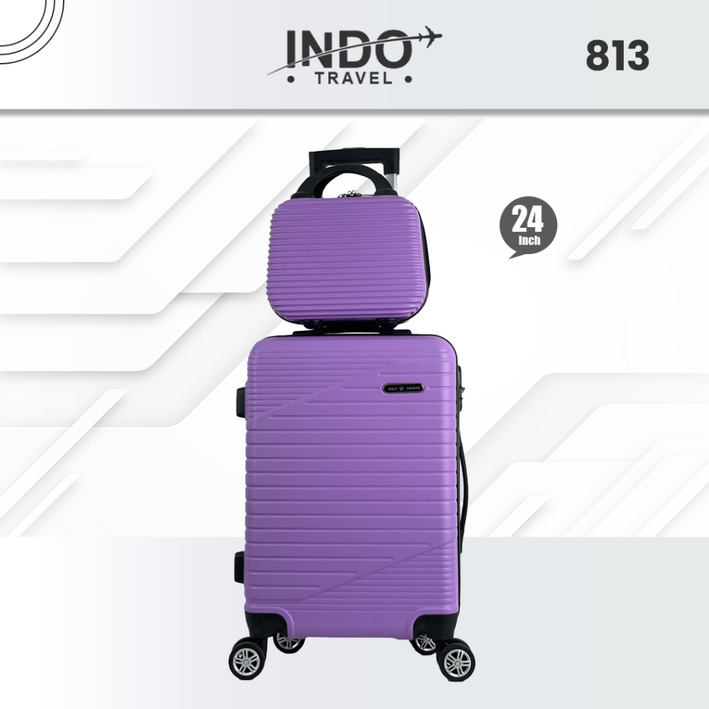 Jual INDOTRAVEL Koper 24 dengan 12 inch Koper Bagasi Tahan Banting Anti ...