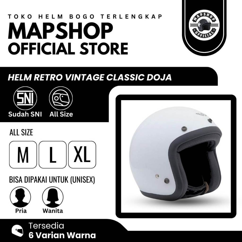 Jual Helm Helem Hlem Retro Vintage Classic Klasik Carglos Cargloss ...