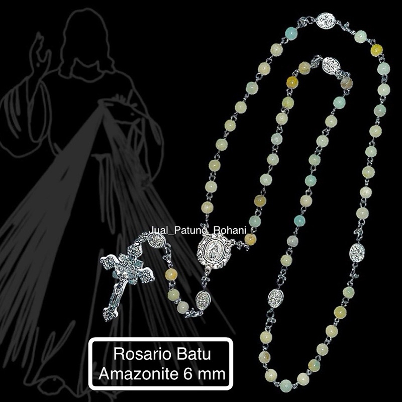 Jual Rosario Batu Amazonite 6 mm | Shopee Indonesia