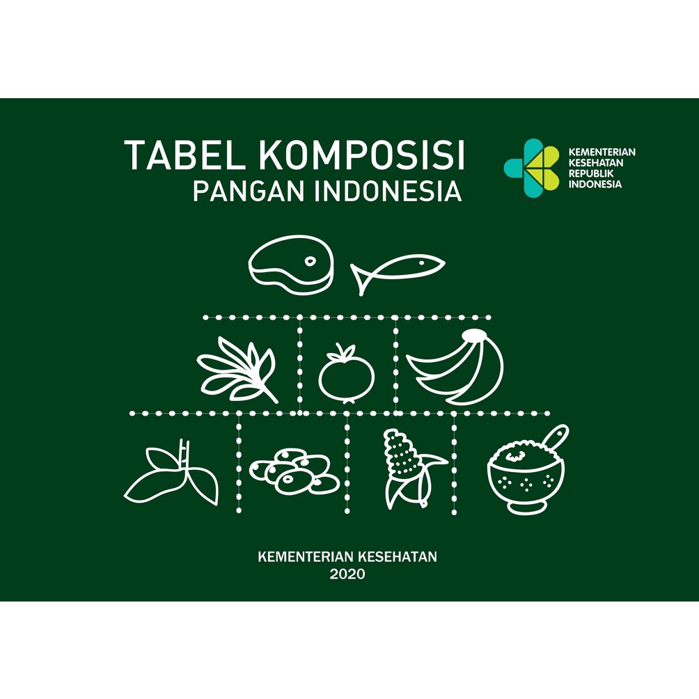 Jual KODE N5P4 Buku Tabel Komposisi Pangan Indonesia TKPI 22 | Shopee ...