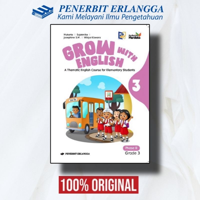 Jual Grow With English Grade 1 2 3 4 5 6 - Penerbit Erlangga | Shopee ...