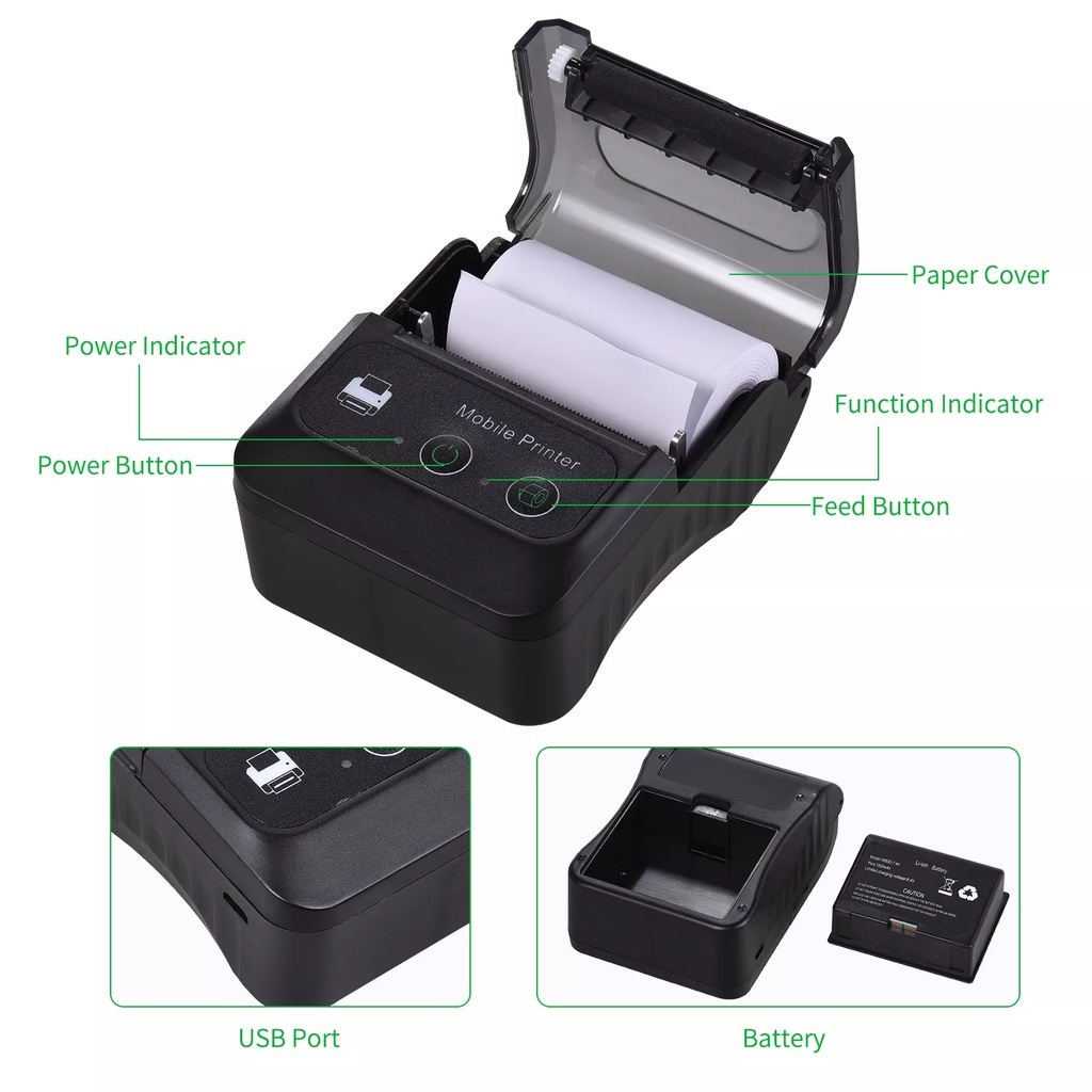 Jual Bisa Bayar di Tempat Printer MINI EPPOS V2 EPX583 / EP583 / X583 ...
