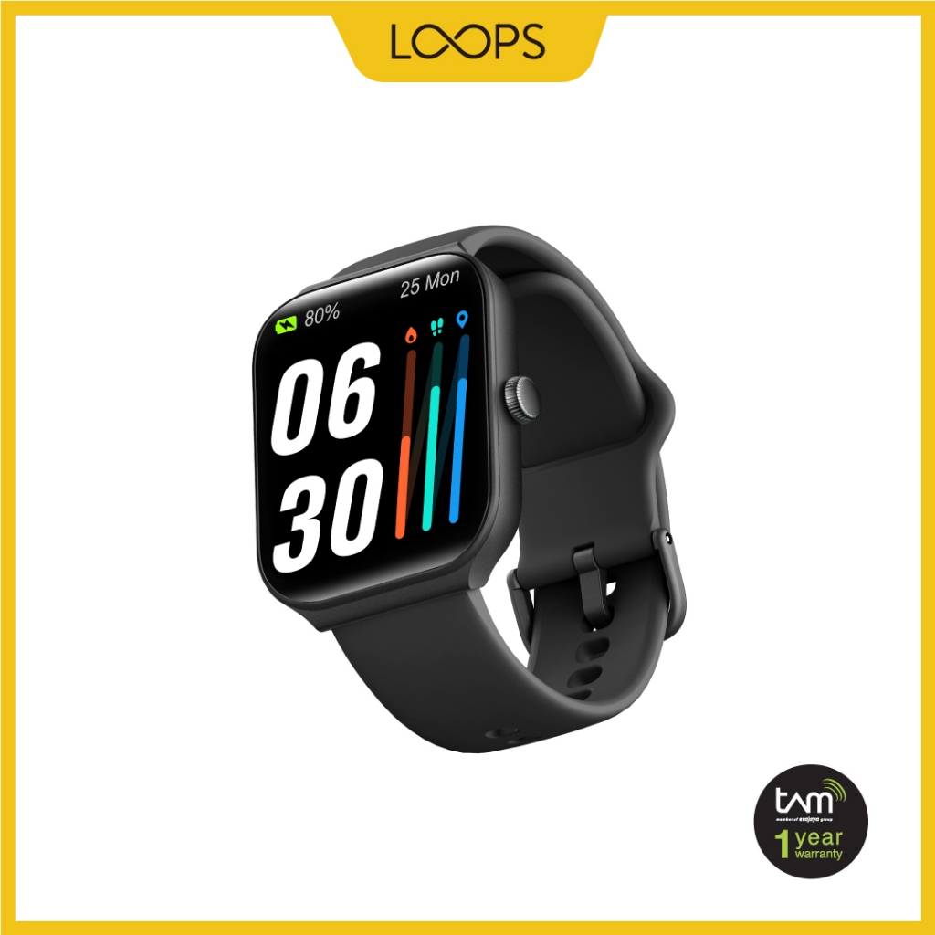Jual LOOPS Smart Watch Apollo Z01 - Black | Shopee Indonesia