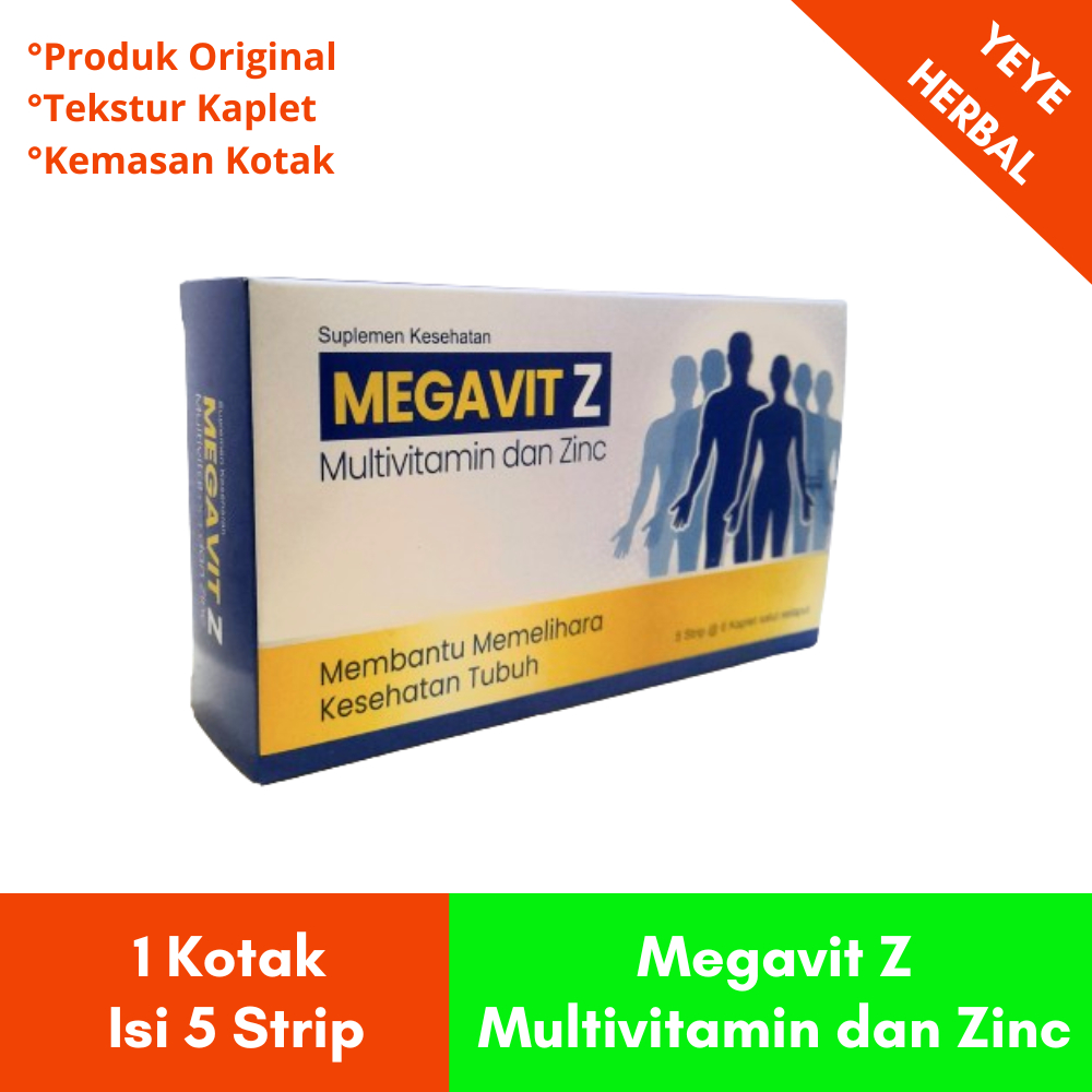 Jual Megavit Z Multivitamin dan Zinc | Shopee Indonesia