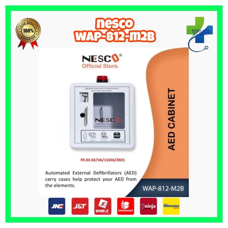 Jual BOX AED NESCO WAP-812-M2B AED PORTABLE CABINET penyimpanan P3K ...