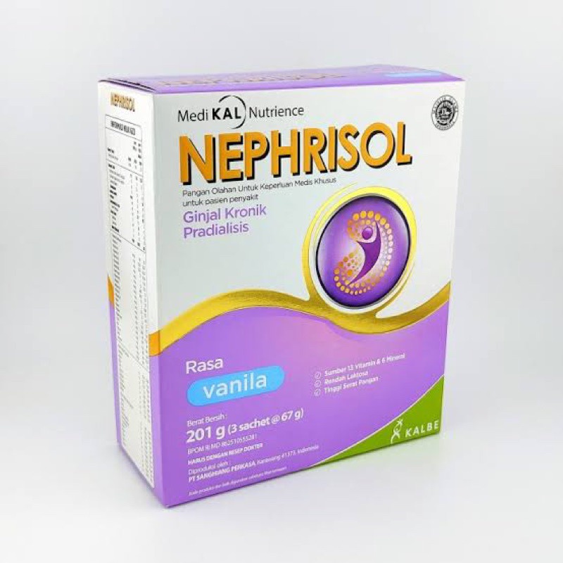 Jual Nephrisol vanilla/Cappucino 201 gram | Shopee Indonesia