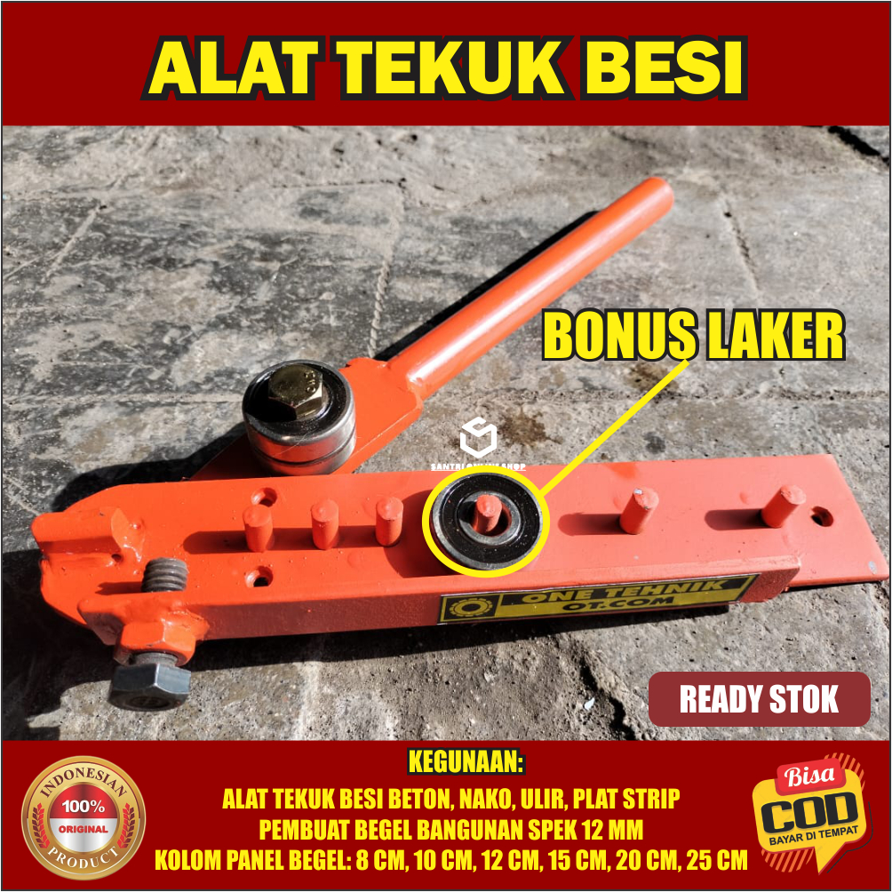 Jual Alat Tekuk Besi Beton Spek 12 Mm Penekuk Besi Begel Cakar Ayam 100