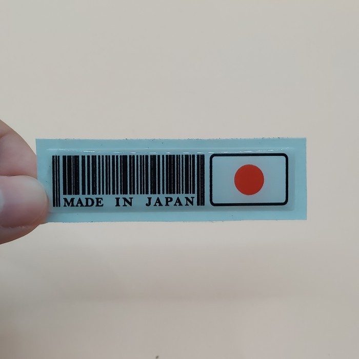 Jual STICKER MADE IN JAPAN STIKER TIMBUL JEPANG BARCODE | Shopee Indonesia