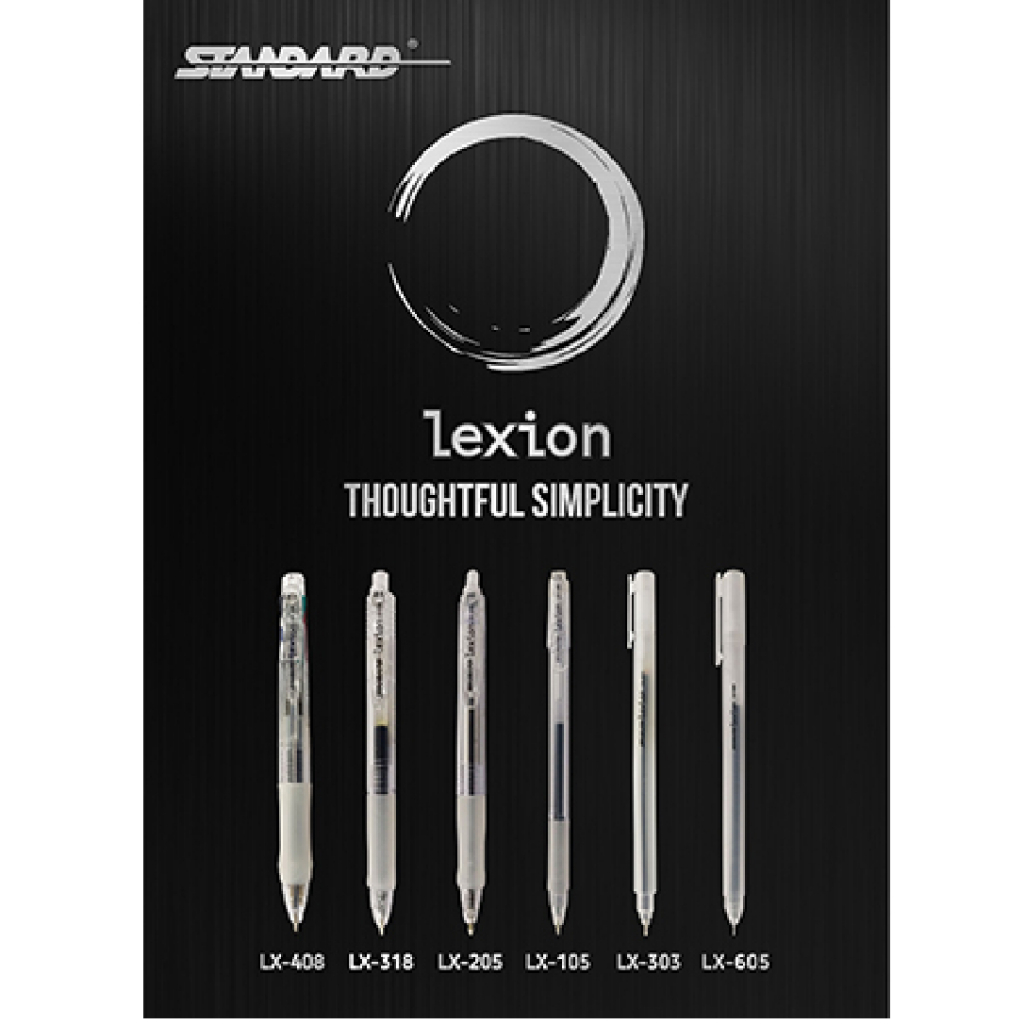 Standard - Pulpen Lexion LX-303 Oil Gel  ( Alat Tulis / Pen / Ballpoint / Pena ) (5)